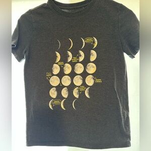 Cat & Jack Black Moon Phase T-Shirt